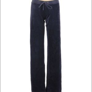 Juicy Couture Velour Low Rise Bootcut Sweatpants
